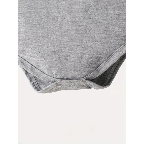 Newborn Infant "9 Months" Romper Short Sleeve Crew Neck Jumpsuit For Babys 0-3 M - Picture 6 of 6